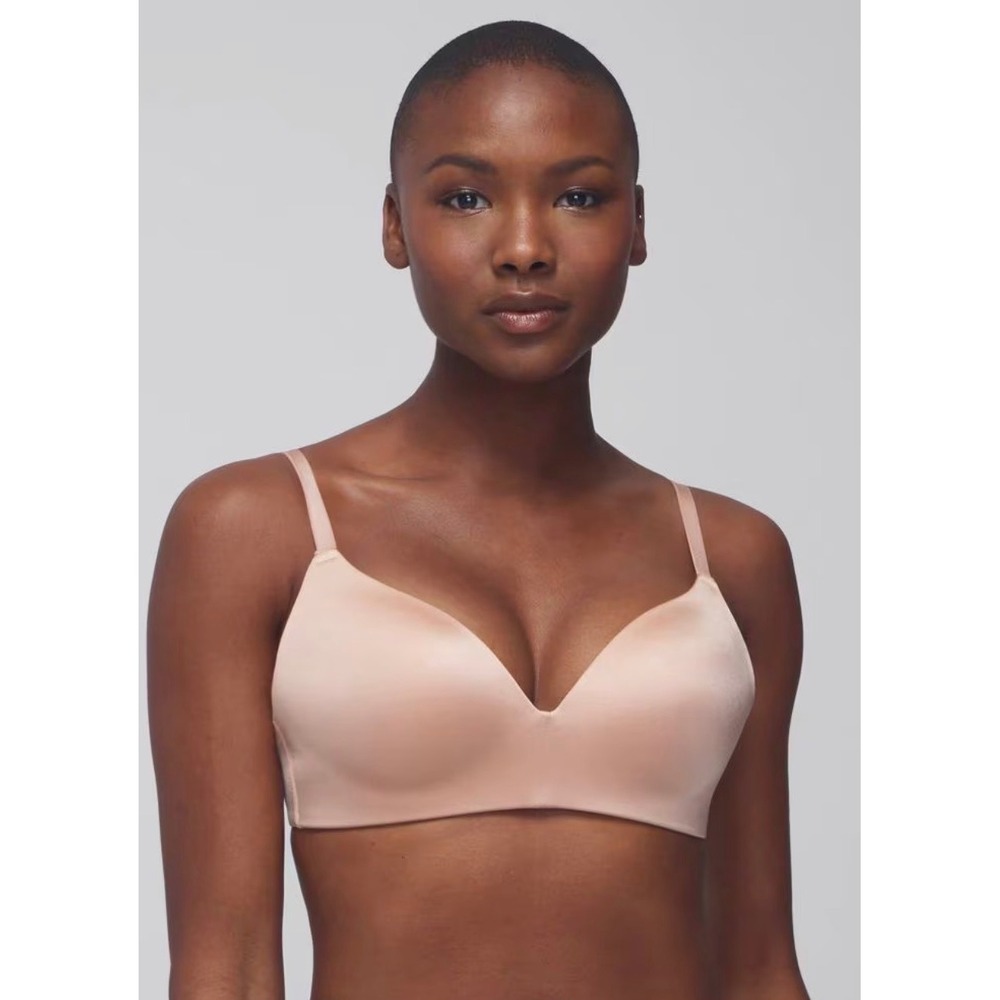 Soma Stunning Wireless Push Up Bra Tan Nude 36B RN79984